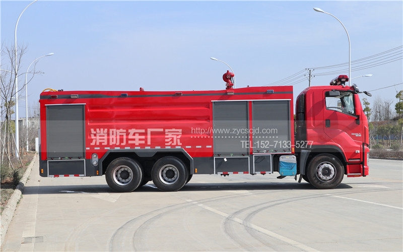 五十鈴泡沫干粉聯用消防車高清圖片 五十鈴泡沫干粉聯用消防車高清圖片