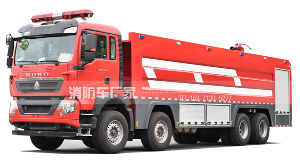 重汽豪沃25噸水罐消防車 重汽豪沃25噸水罐消防車
